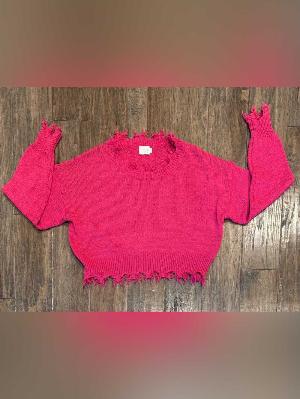 Women’s size XS Dry Goods pink sweater